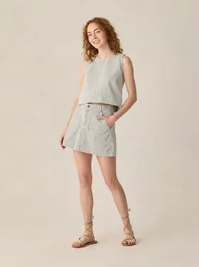 Rylee + Cru LLC TENNESSEE MINI SKIRT | RAILROAD STRIPE