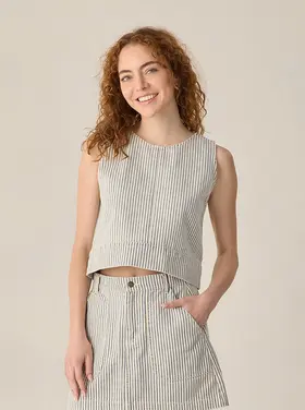 Rylee + Cru LLC TENNESSEE TANK | RAILROAD STRIPE