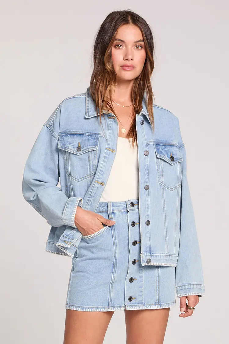 Saltwater Luxe Violetta Jacket Ocean Wash