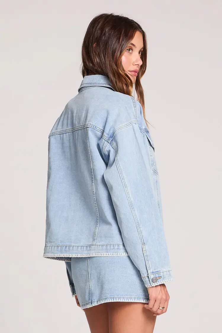 Saltwater Luxe Violetta Jacket Ocean Wash