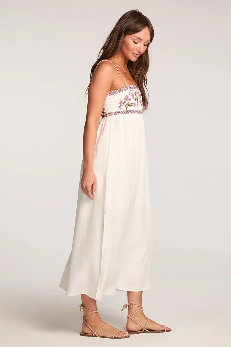 Saltwater Luxe Enzzo Midi Dress Salt