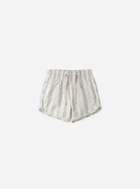 Rylee + Cru LLC SWIM TRUNK || WAVE STRIPE