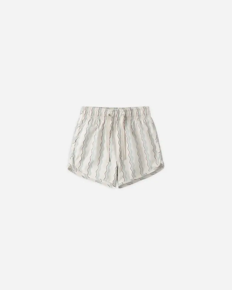 Rylee + Cru LLC SWIM TRUNK || WAVE STRIPE