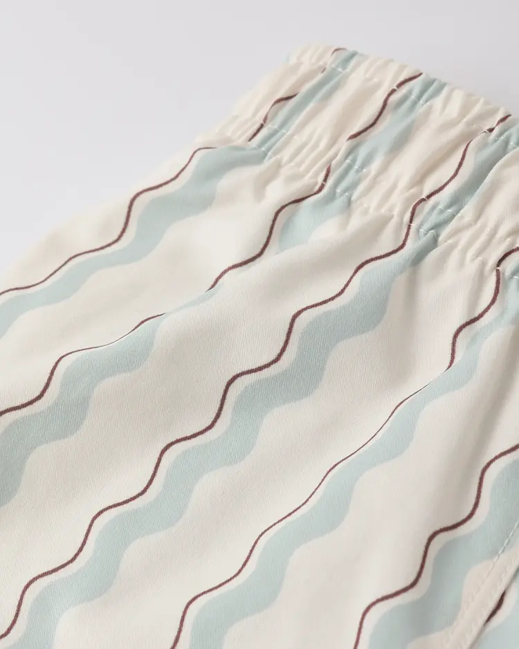 Rylee + Cru LLC SWIM TRUNK || WAVE STRIPE