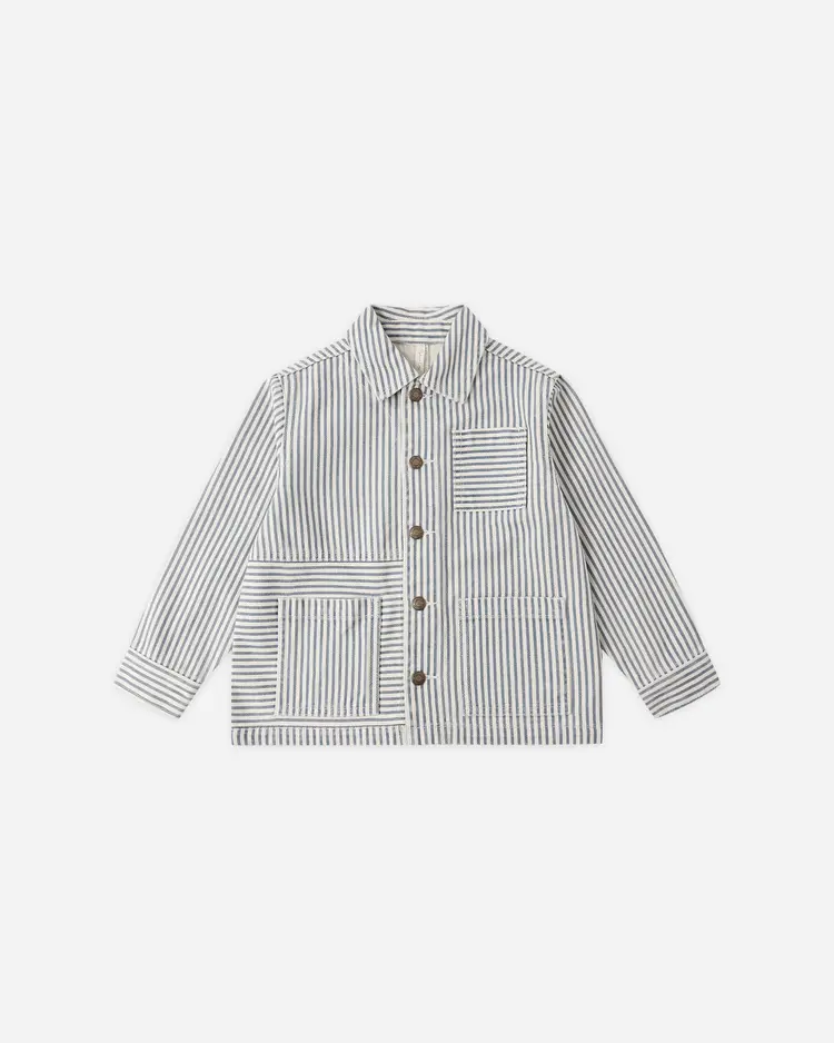 Rylee + Cru LLC DENIM JACKET || RAILROAD STRIPE