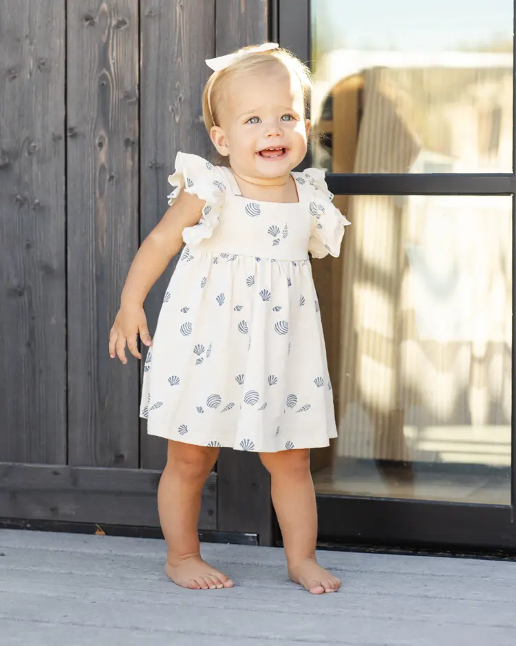 Rylee + Cru LLC MARIPOSA DRESS || SEASHELLS
