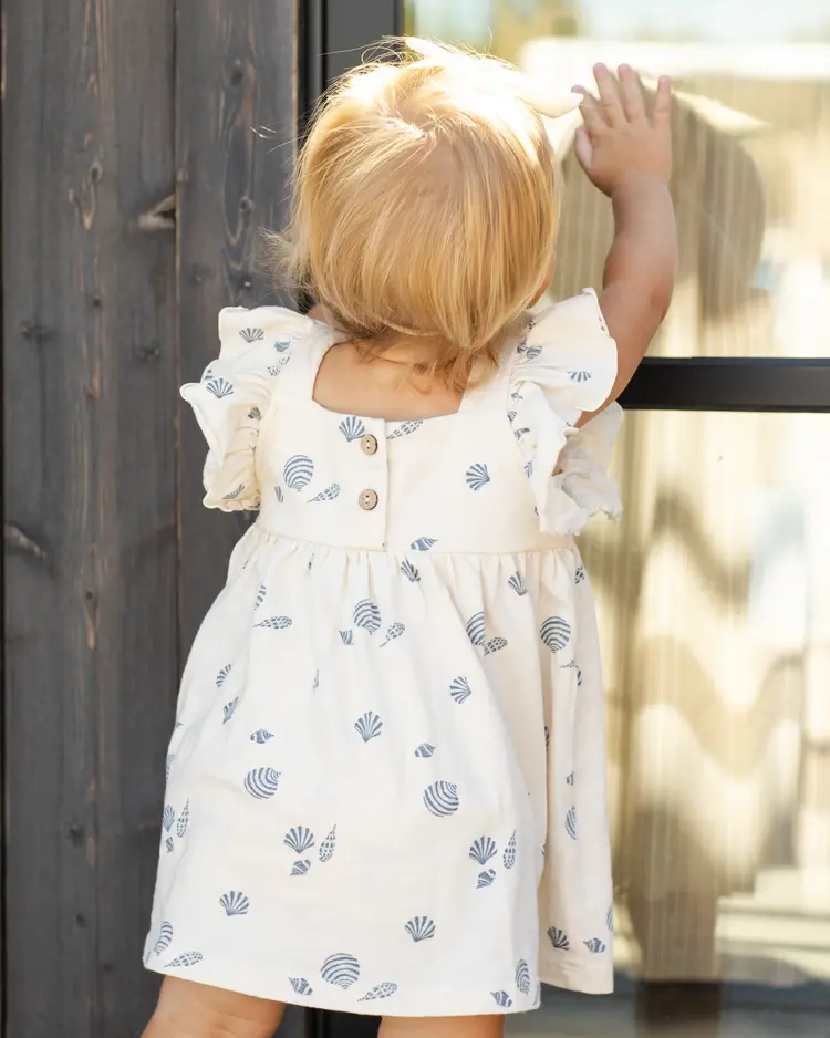 Rylee + Cru LLC MARIPOSA DRESS || SEASHELLS