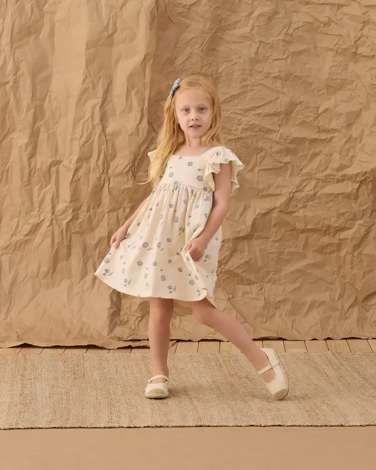 Rylee + Cru LLC MARIPOSA DRESS || SEASHELLS