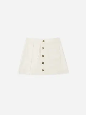 Rylee + Cru LLC DENVER MINI SKIRT || NATURAL