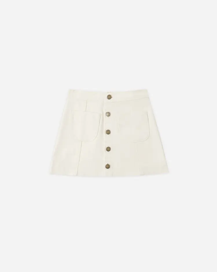 Rylee + Cru LLC DENVER MINI SKIRT || NATURAL