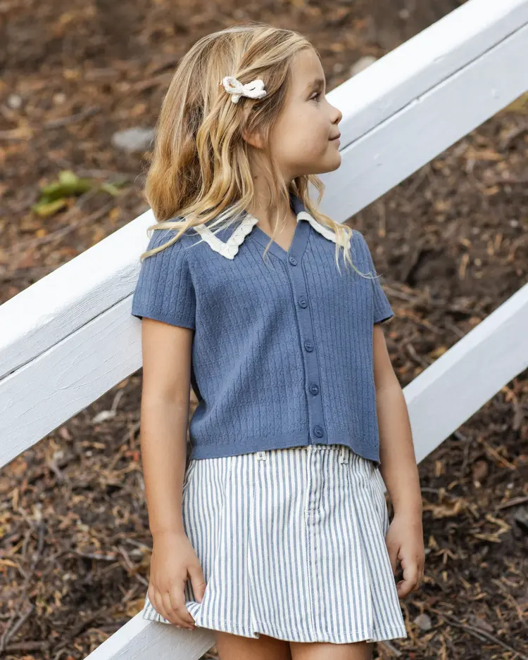 Rylee + Cru LLC SLOANE KNIT TOP || MARINE