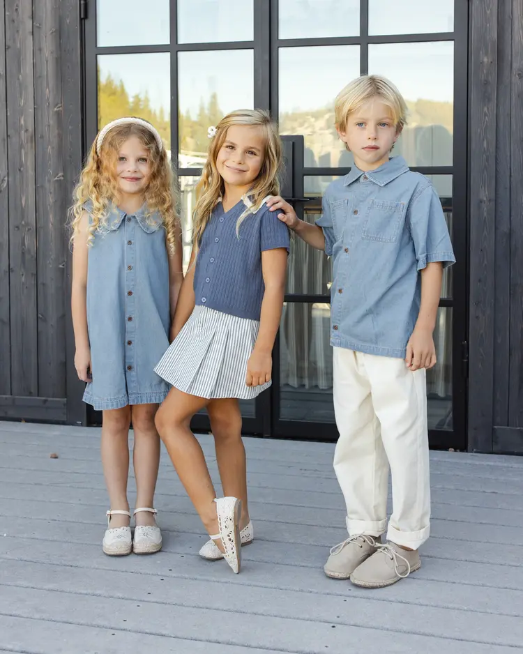 Rylee + Cru LLC SLOANE KNIT TOP || MARINE