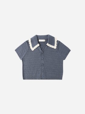 Rylee + Cru LLC SLOANE KNIT TOP || MARINE