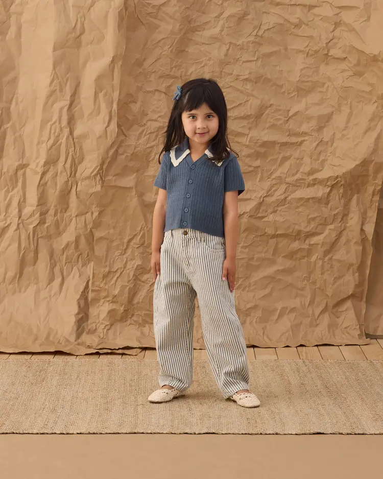 Rylee + Cru LLC BARREL PANT || RAILROAD STRIPE