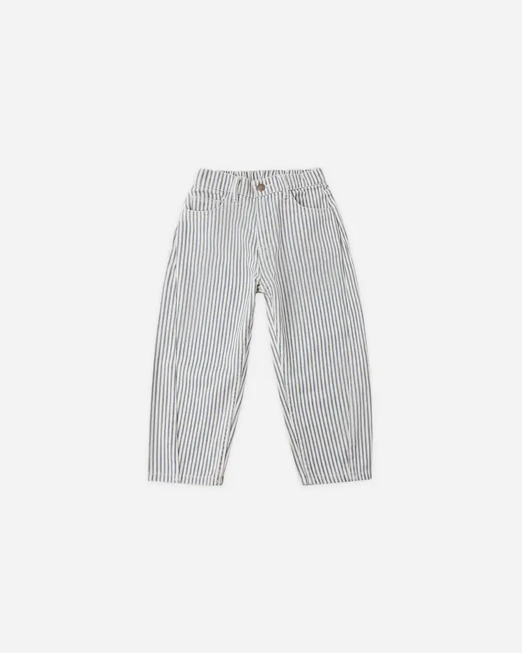 Rylee + Cru LLC BARREL PANT || RAILROAD STRIPE