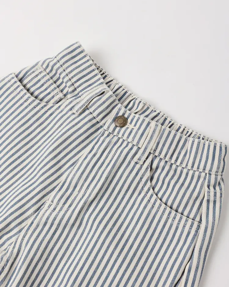 Rylee + Cru LLC BARREL PANT || RAILROAD STRIPE