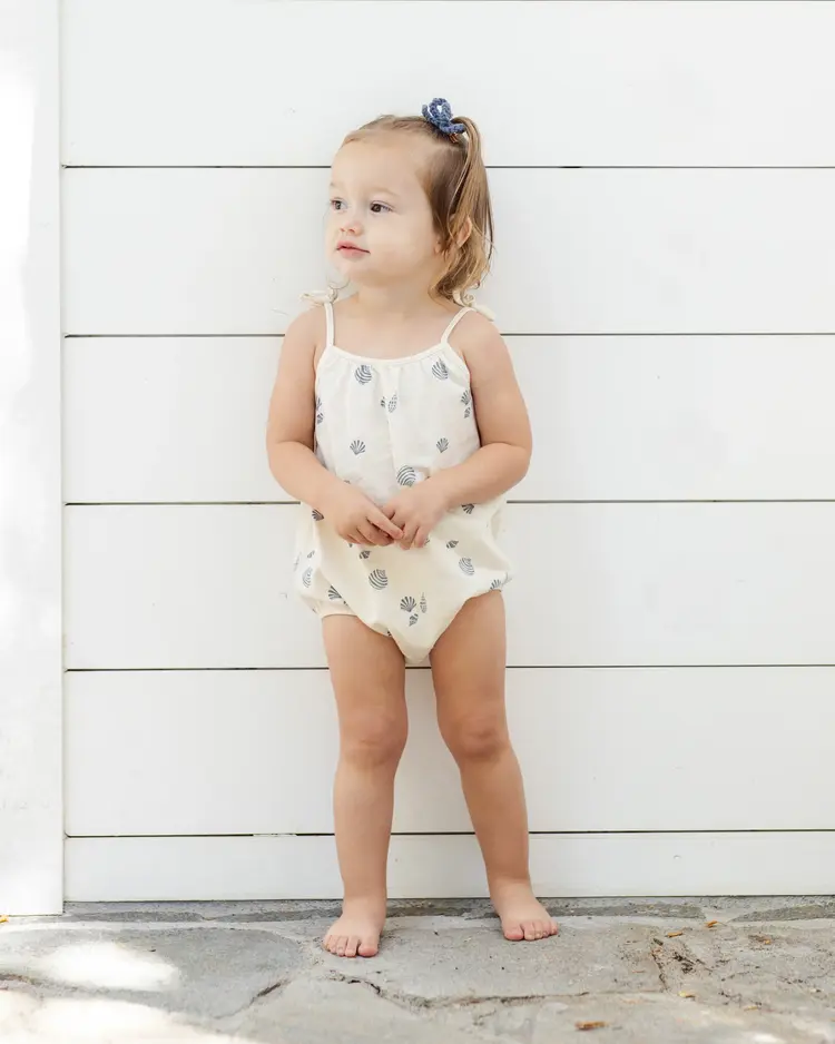 Rylee + Cru LLC NALA ROMPER || SEASHELLS