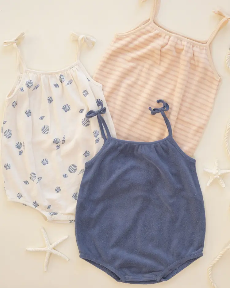 Rylee + Cru LLC NALA ROMPER || SEASHELLS
