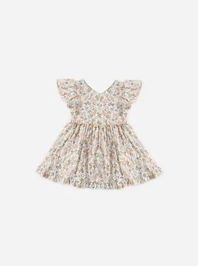 Rylee + Cru LLC LILA ROMPER || FLOWER FIELD