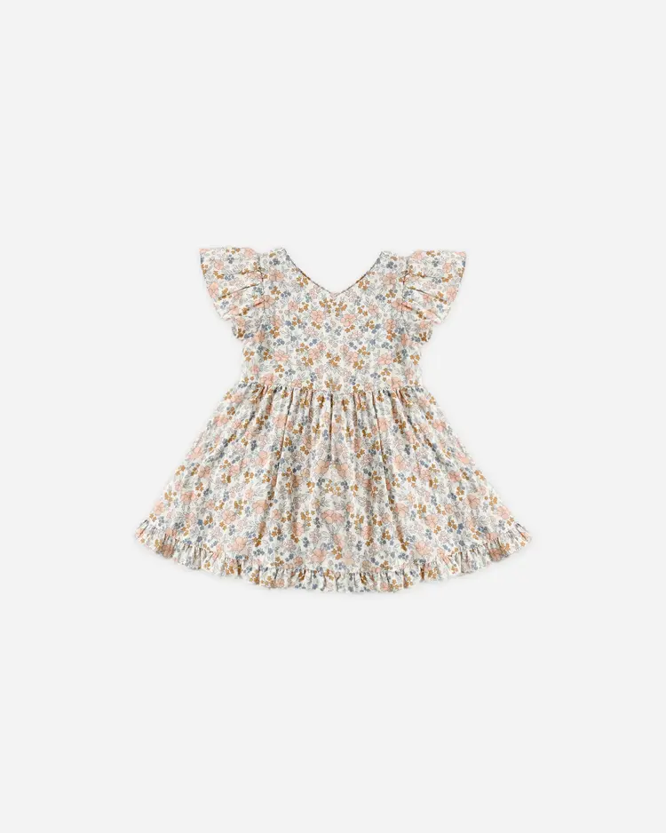 Rylee + Cru LLC LILA ROMPER || FLOWER FIELD