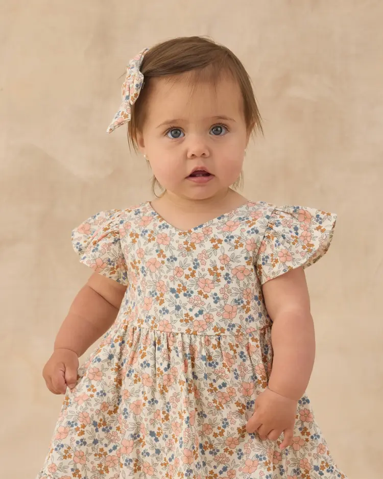 Rylee + Cru LLC LILA ROMPER || FLOWER FIELD