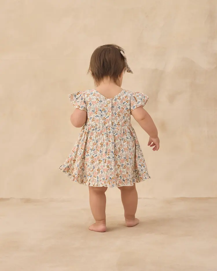 Rylee + Cru LLC LILA ROMPER || FLOWER FIELD