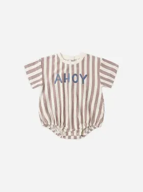 Rylee + Cru LLC RELAXED BUBBLE ROMPER || AHOY