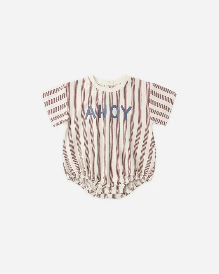 Rylee + Cru LLC RELAXED BUBBLE ROMPER || AHOY