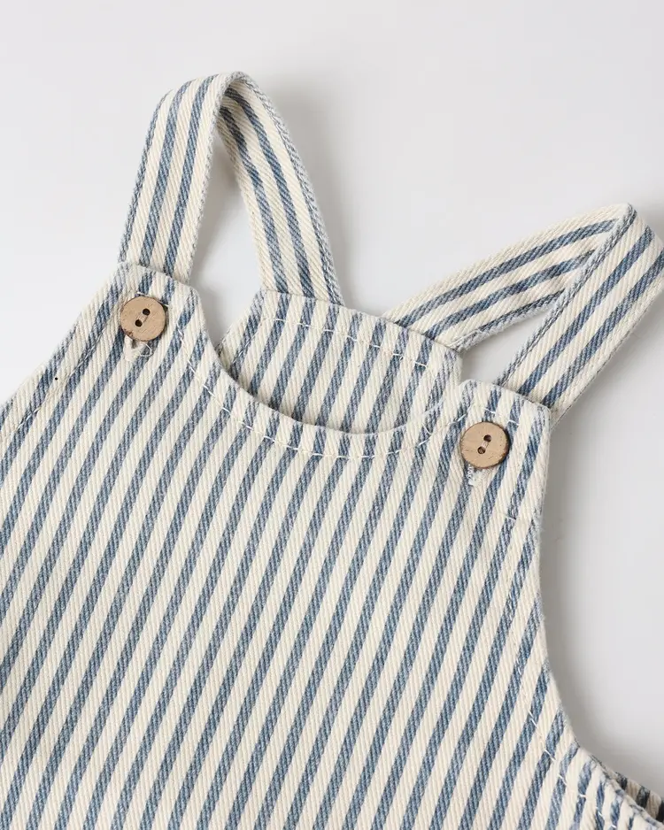Rylee + Cru LLC LOU ROMPER || RAILROAD STRIPE