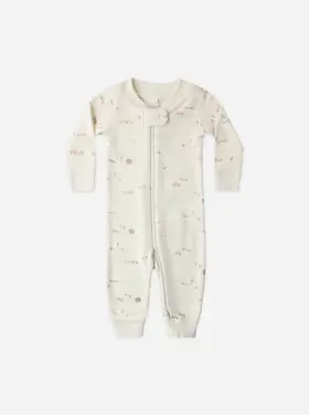 Rylee + Cru LLC ZIP LONGSLEEVE SLEEPER || FARM