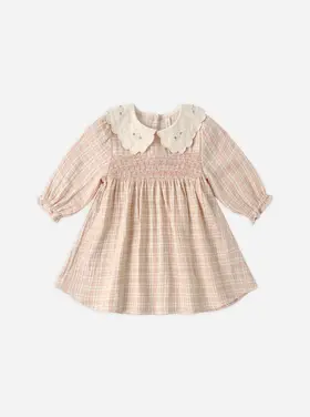 Rylee + Cru LLC CALLIE DRESS || PINK PLAID