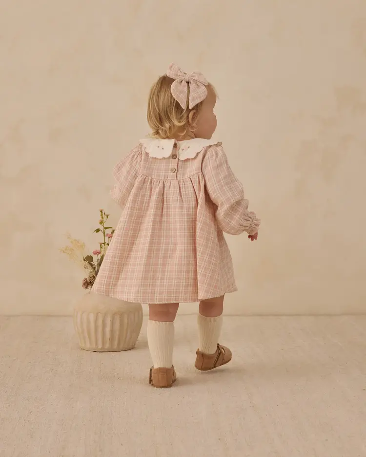 Rylee + Cru LLC CALLIE DRESS || PINK PLAID