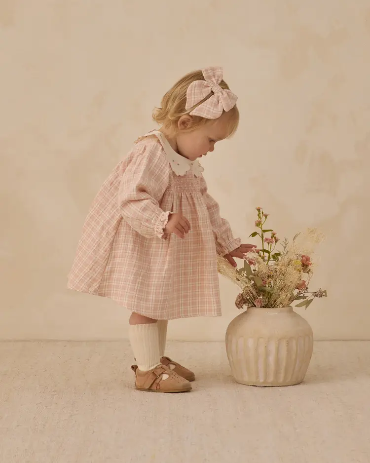 Rylee + Cru LLC CALLIE DRESS || PINK PLAID