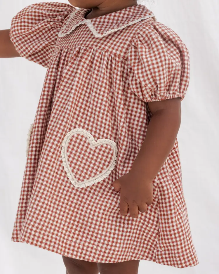 Rylee + Cru LLC CORALINE DRESS || RED GINGHAM