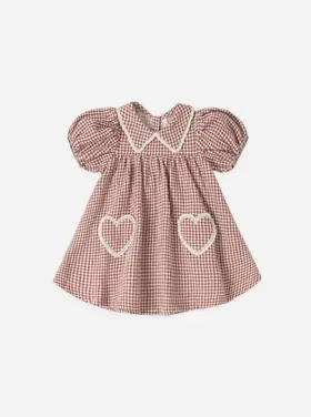 Rylee + Cru LLC CORALINE DRESS || RED GINGHAM
