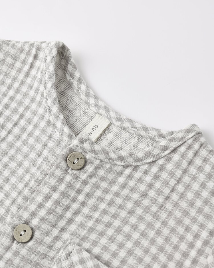 Rylee + Cru LLC CHARLIE JUMPSUIT || SAGE GINGHAM