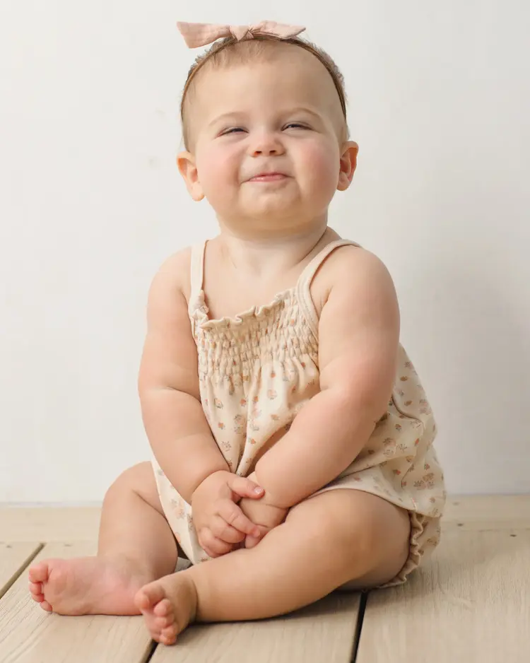 Rylee + Cru LLC SMOCKED TANK + BLOOMER SET || STRAWBERRIES