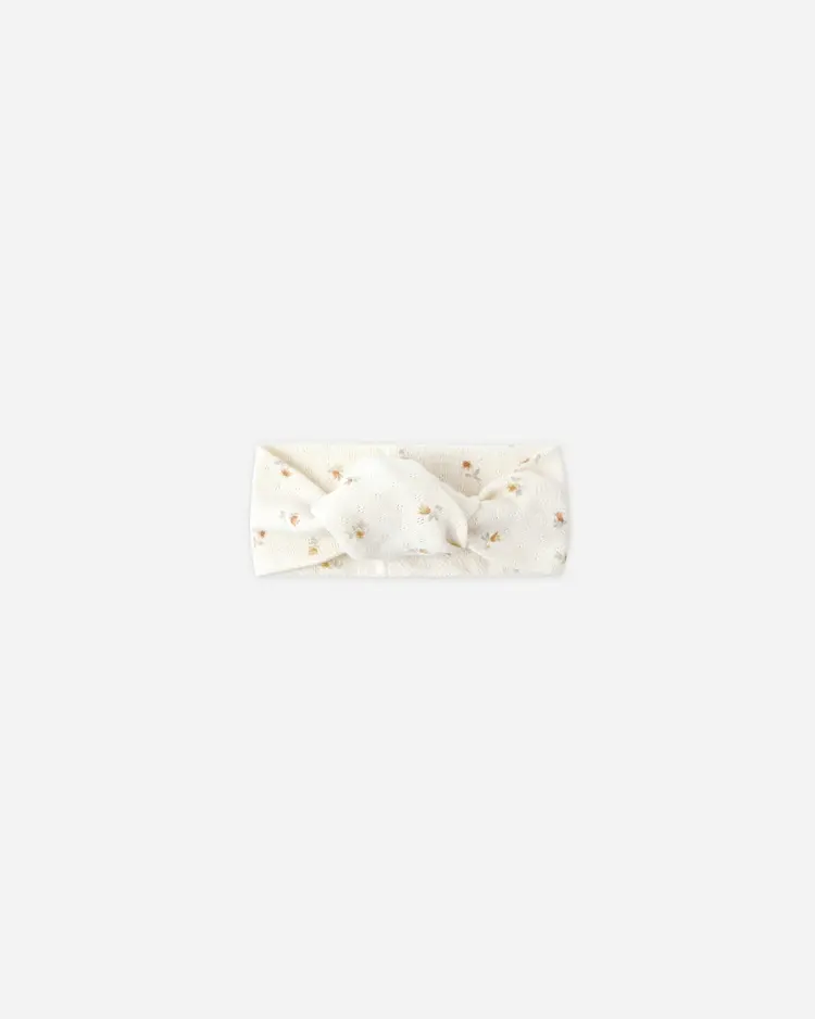 Rylee + Cru LLC POINTELLE KNOTTED HEADBAND || PETIT FLEUR