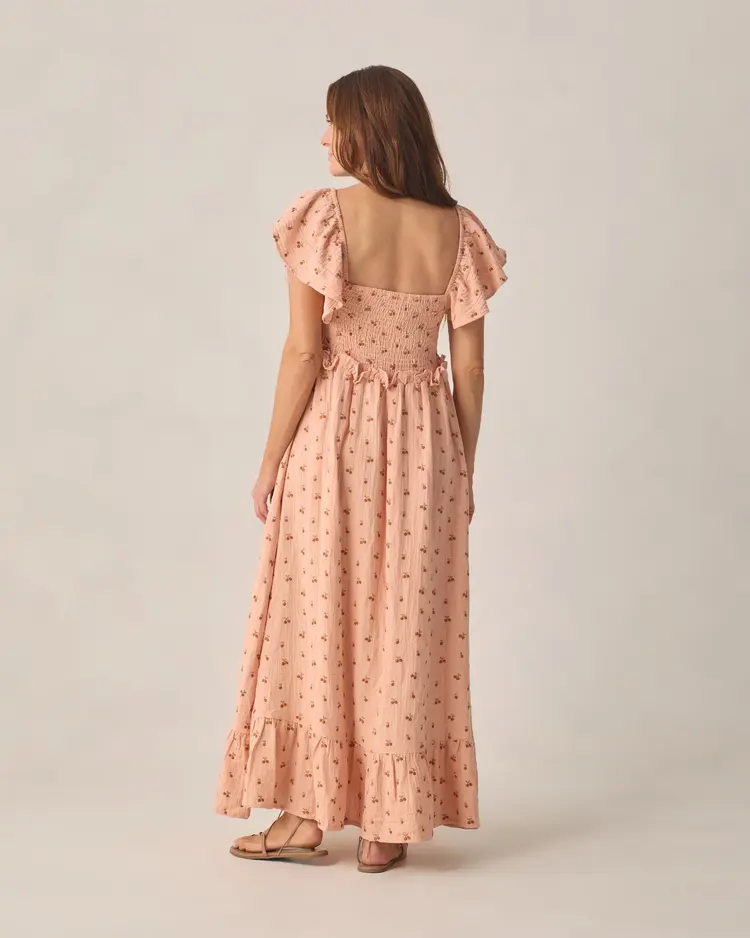 Rylee + Cru LLC FRANCESCA DRESS | CHERRY EMBROIDERY