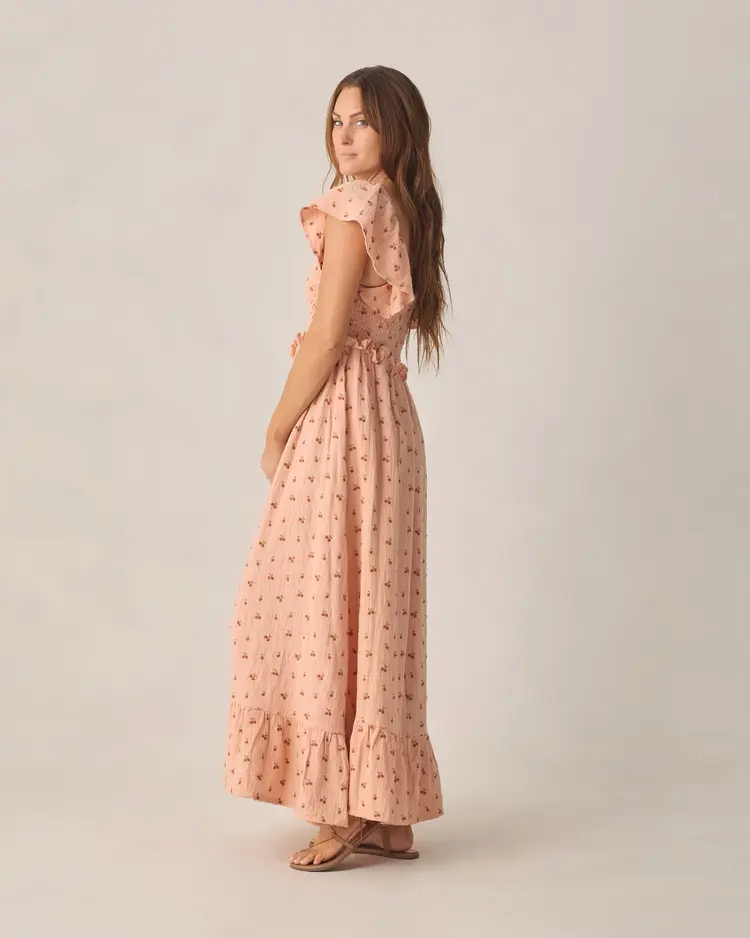 Rylee + Cru LLC FRANCESCA DRESS | CHERRY EMBROIDERY