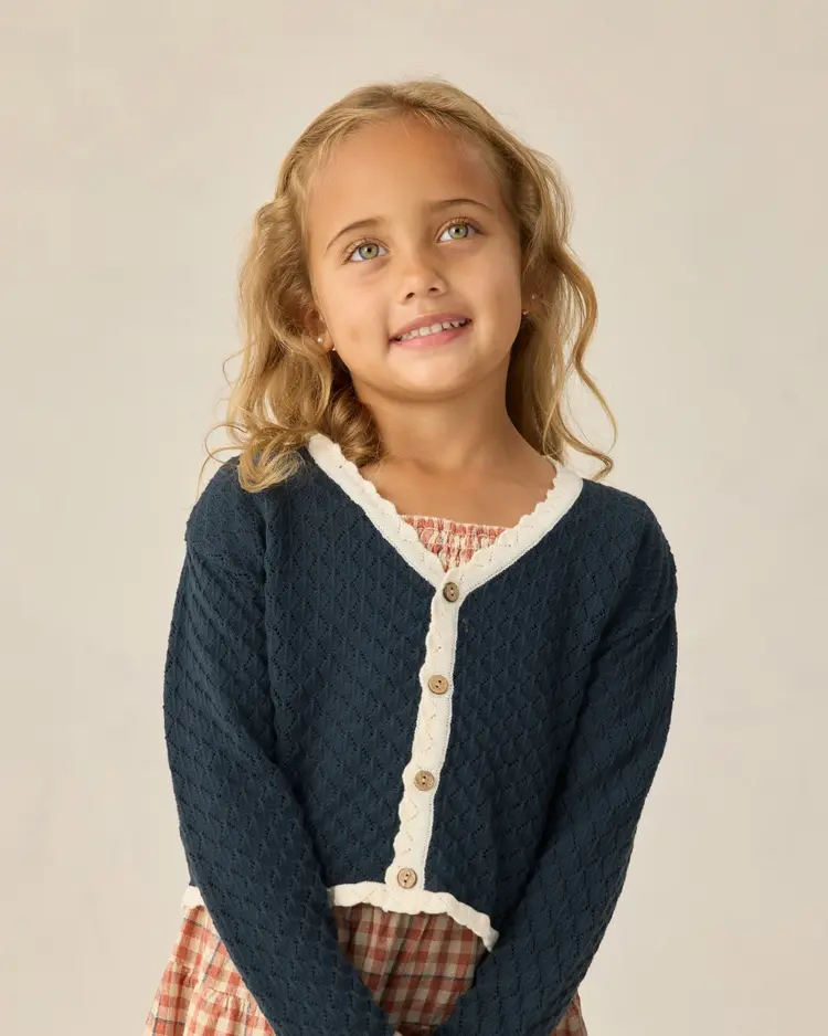 Rylee + Cru LLC ELLA CARDIGAN || NAVY