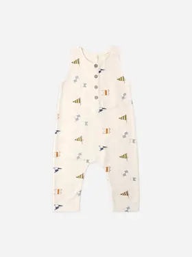 Rylee + Cru LLC TERRY JUMPSUIT || FLAGS
