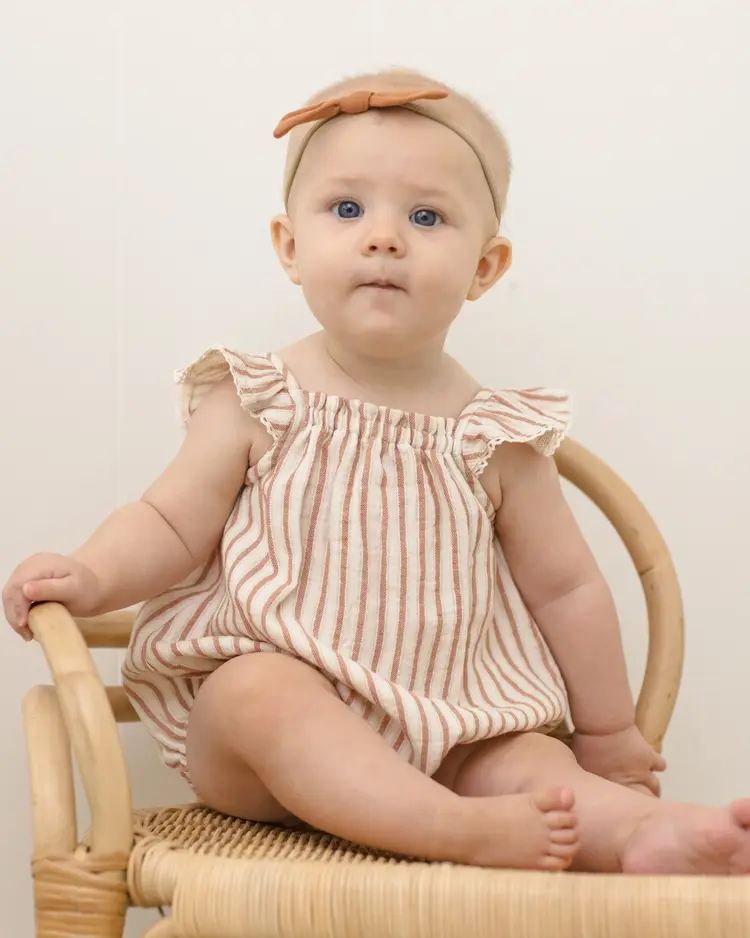 Rylee + Cru LLC BONNIE ROMPER || VINTAGE STRIPE