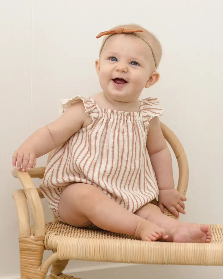 Rylee + Cru LLC BONNIE ROMPER || VINTAGE STRIPE