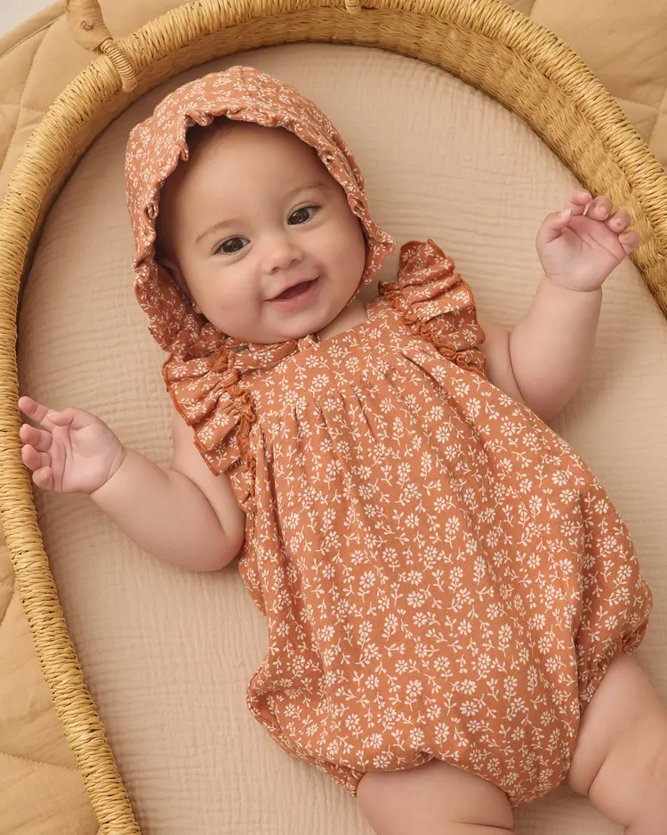 Rylee + Cru LLC MAYA ROMPER || POPPY FLORAL