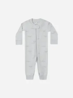 Rylee + Cru LLC ZIP LONGSLEEVE SLEEPER || AIRPLANE
