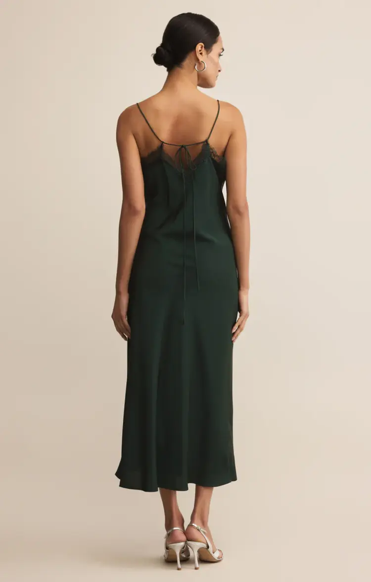 Z Supply After Hours Midi Dress Garland Green