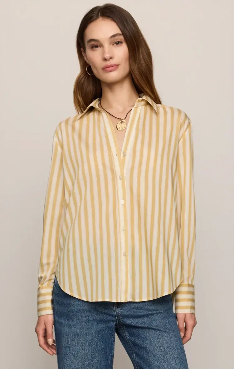 Z Supply Golden Haven Stripe Button Up