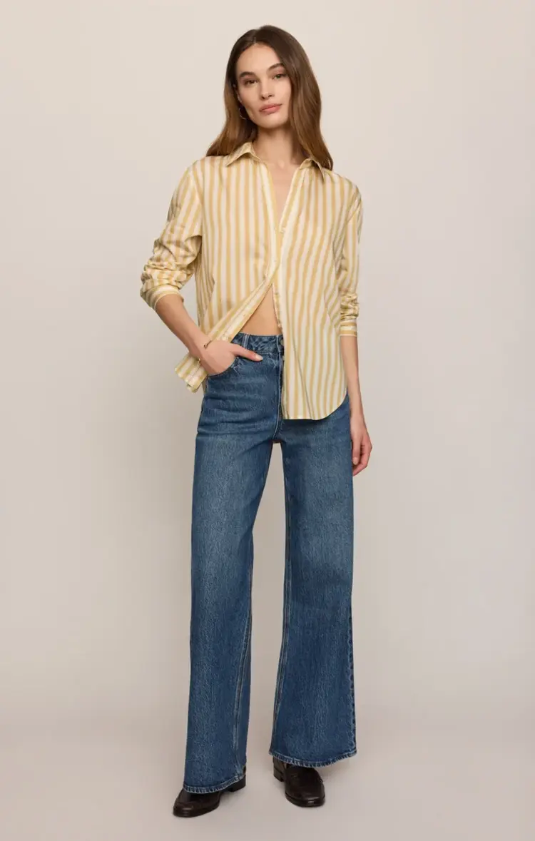 Z Supply Golden Haven Stripe Button Up