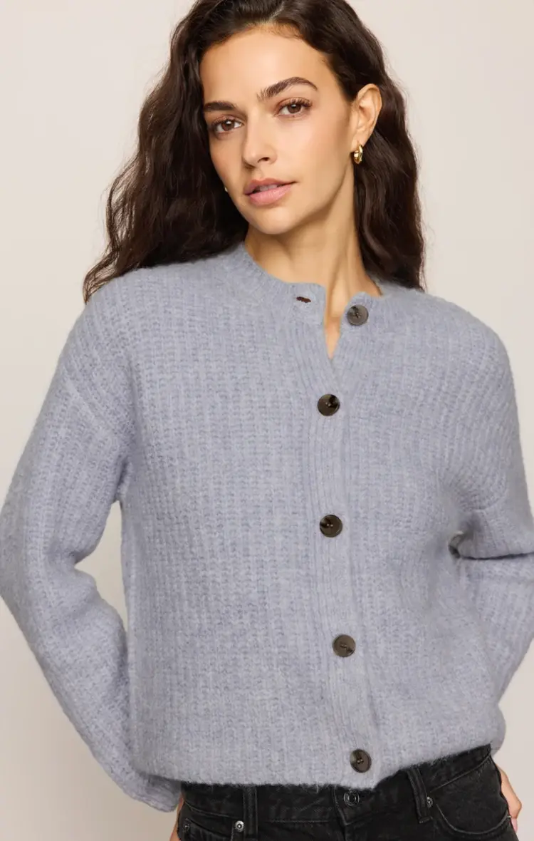 Z Supply Rosemont Cardigan Silverlake